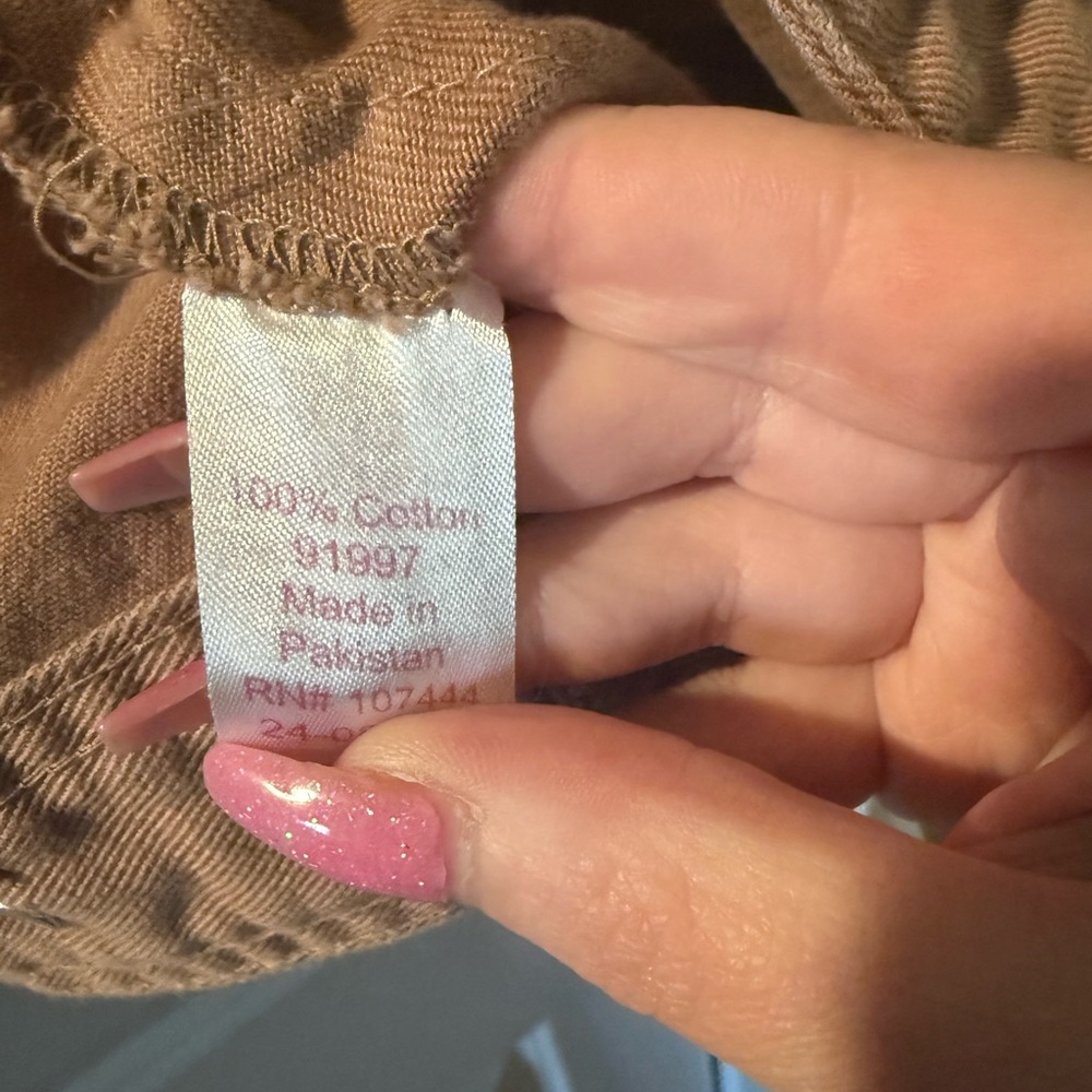 Jessica London Tan Button-Front Jacket - Picture 3 of 4